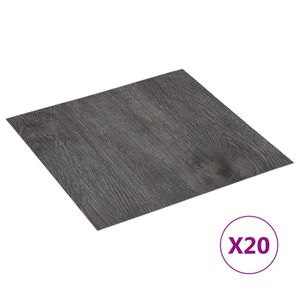 VidaXL Vloerplanken 20 st zelfklevend 1,86 m² pvc bruin