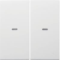 80960389  - Cover plate for switch white 80960389 - thumbnail