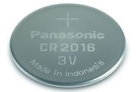 Panasonic Mini CR2016 Lithium Munt Batterijen - 2 stuks.