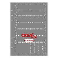 Crealies • stencil journaling week spread b