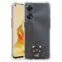 OPPO Reno8 T 4G Stevig Bumper Hoesje Cat Good Day