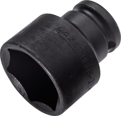 HAZET Krachtdopsleutel 900S-32 · 1/2 inch (12,5 mm) vierkant hol · Buiten-zeskant-tractieprofiel · SW 32 mm