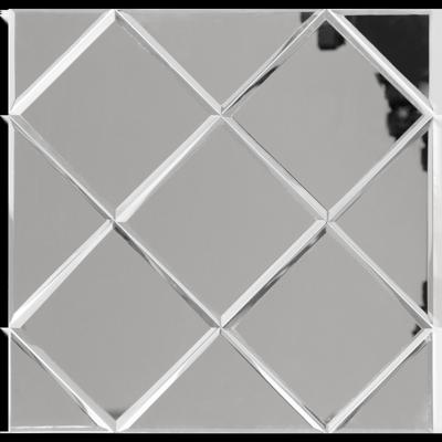 Zelfklevende Mozaïek Tegel - Afimera Silver Glass - Zilver - 300x300x4mm