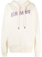 MARANT ÉTOILE hoodie en coton à logo imprimé - Tons neutres