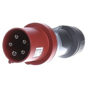13112  - CEE plug 63A 5p 6h 400 V (50+60 Hz) red 13112