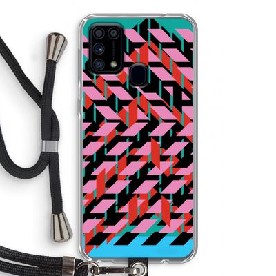 Skew Blush 2: Samsung Galaxy M31 Transparant Hoesje met koord