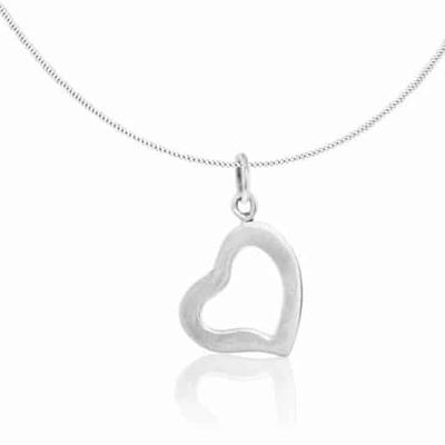 Zilveren Hanger "Corazón liso" (Sterling Zilver 925)