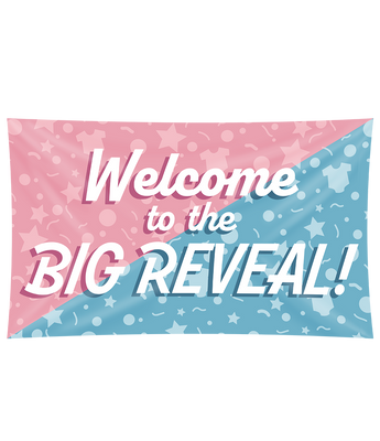 Gevel vlag gender reveal