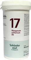 Manganum sulfuricum 17 D6 Schussler