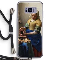 The Milkmaid: Samsung Galaxy S8 Transparant Hoesje met koord