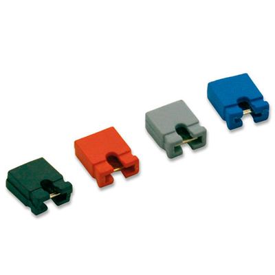MPE-Garry 12 0149 000 10 PCB Jumper with 2.54mm raster | Zwart
