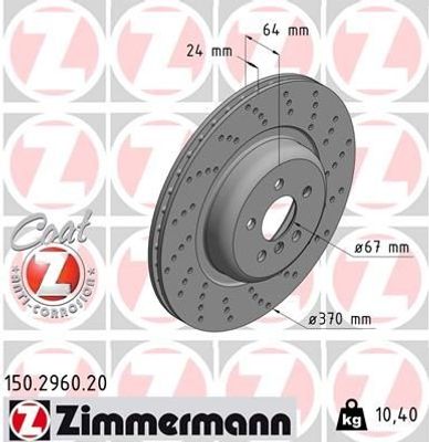 Remschijf COAT Z 150296020