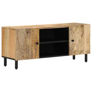 Tv-meubel 105x33x46cm massief mangohout