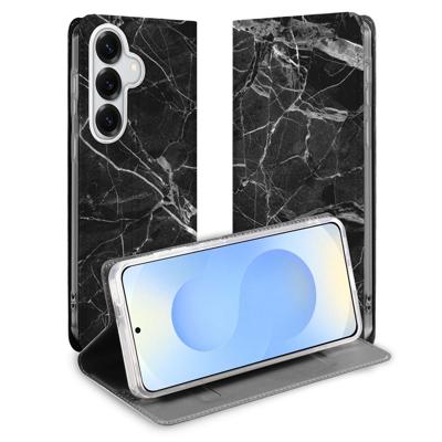 Book Wallet Case Samsung Galaxy S26 Plus Marmer Zwart