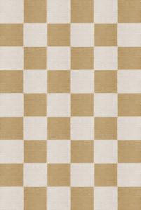 Layered - Vloerkleed Chess Wool Rug Harvest Yellow - 200x300 cm