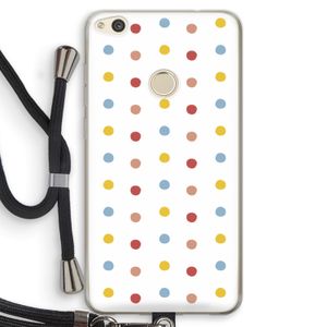 Bollen: Huawei Ascend P8 Lite (2017) Transparant Hoesje met koord