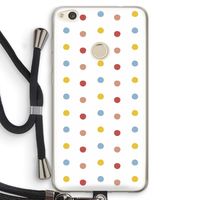 Bollen: Huawei Ascend P8 Lite (2017) Transparant Hoesje met koord