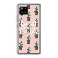Cactus quote: Samsung Galaxy A42 5G Transparant Hoesje