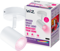 WiZ 1 spot Imageo wit - Gekleurd en Wit licht - GU10