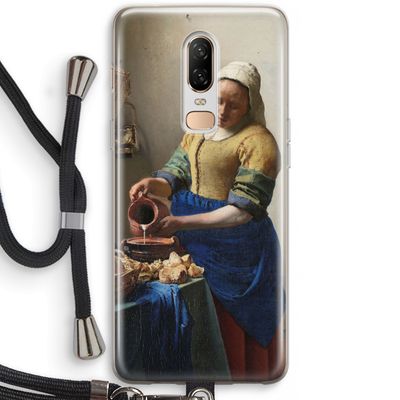 The Milkmaid: OnePlus 6 Transparant Hoesje met koord