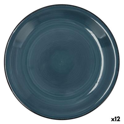 Eetbord Quid Zafiro Vita Blauw Keramisch Ø 27 cm (12 Stuks)