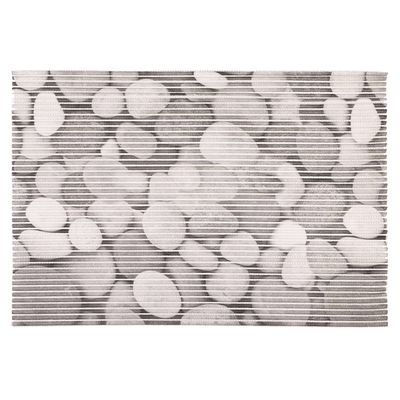 Badmat Differnz Multi 65x45 cm Stones Grijs