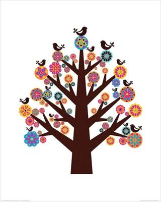 Kunstdruk Valentina Ramos - Tree of Flowers 40x50cm