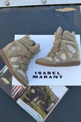 Isabel Marant sneakers Bekett BK0010FA-A1E19S taupe