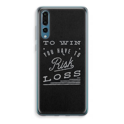 Risk loss: Huawei P20 Pro Transparant Hoesje