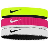 Nike Flex Classic Wide Hoofdbanden 3-Pack Geel Roze Wit