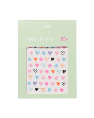 HEMA Nagelstickers Hartjes - 52 Stuks
