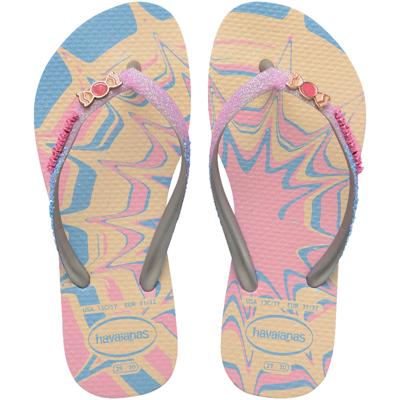 Havaianas Kids slim glitter trendy pink glow Multi maat 3334