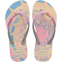 Havaianas Kids slim glitter trendy pink glow Multi maat 3334