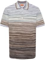 Missoni polo à motif Slub - Marron