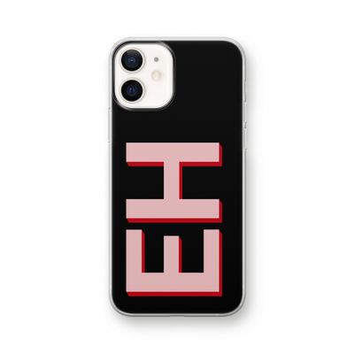 Monogram: iPhone 12 Transparant Hoesje