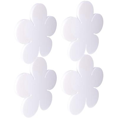 4x stuks piepschuim vorm bloemen 40 cm
