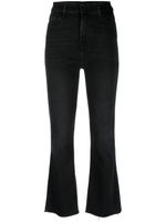 7 For All Mankind jean évasé Slim Kick à taille haute - Noir