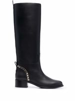 Ferragamo bottes Vara Chain - Noir