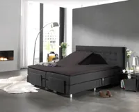 Dreamhouse Splittopper Katoen Hoeslaken Antraciet 140 x 200 cm