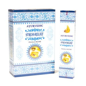 Ayurvedische Masala Wierook Stress Relief (12 doosjes)