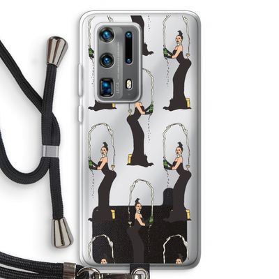 Pop Some Kim: Huawei P40 Pro Plus Transparant Hoesje met koord