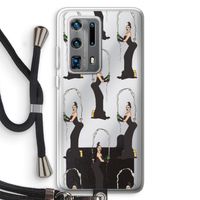 Pop Some Kim: Huawei P40 Pro Plus Transparant Hoesje met koord