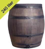 Roto regenton 240 liter bruin - thumbnail