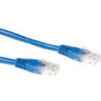 ACT Blauwe 3 meter U/UTP CAT6 patchkabel met RJ45 connectoren