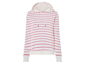esmara Dames hoodie (Rood/wit, L (44/46))