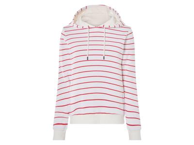 esmara Dames hoodie (Rood/wit, XS (32/34))