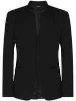 Dolce & Gabbana blazer Sicilia à design sans col - Noir