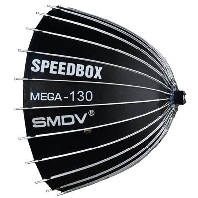 SMDV Speedbox Mega-130 Deep softbox 130cm zilver Bowens mount
