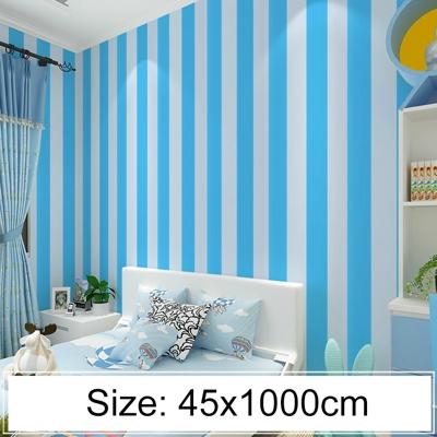 Creatieve PVC bakstenen decoratie behang stickers slaapkamer woonkamer muur waterdicht behang roll grootte: 45 x 1000cm (blauw)