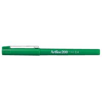 Fineliner Artline 200 rond 0.4mm groen - thumbnail